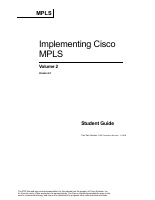 MPLS Implementing Cisco MPLS Vol 2.pdf